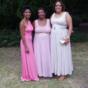 Myself, my mom, and godmom.